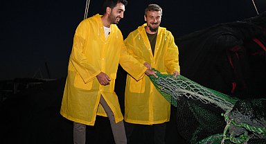 Balıkçılık sezonu açıldı, Tuzla'da ilk ağı Başkan Bingöl attı