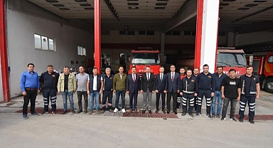Başkan Adnan Öztaş’tan İtfaiye Müdürlüğü’ne Ziyaret