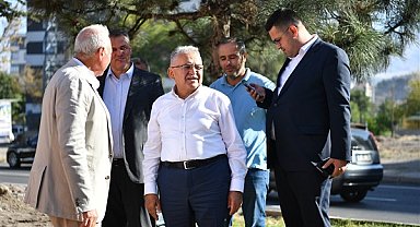 Başkan Büyükkılıç, altyapı ve asfalt yenileme çalışmalarını inceledi