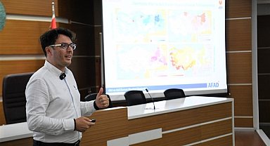 Bornova'da Down sendromlu çocuklara temel afet bilinci eğitimi verildi