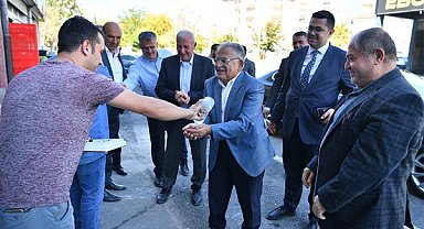 Büyükkılıç, Argıncık Toptancılar Sitesi’ni ziyaret etti