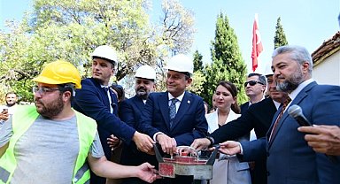 CHP Genel Başkanı Özel’in Bornova'da Sarnıç Köyü Camisinin açılışını yaptı