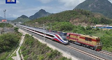 Çin-Laos Demiryolu’nda 10 milyon ton yük taşındı