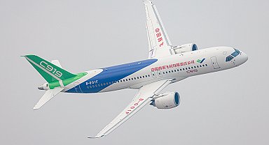 Çin yerli uçağı C919, 517 bin yolcu taşıdı