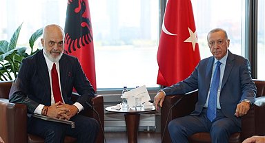 Cumhurbaşkanı Erdoğan, Arnavutluk Başbakanı Rama ile görüştü