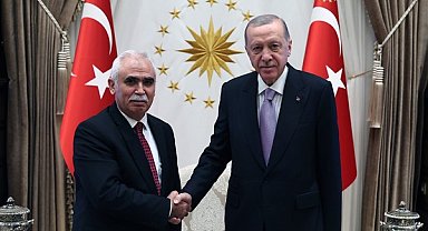 Cumhurbaşkanı Erdoğan, AYM Başkanı Kadir Özkaya ile görüştü