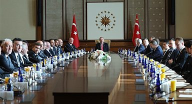 Cumhurbaşkanı Erdoğan, Beşiktaş Jimnastik Kulübü heyetini kabul etti