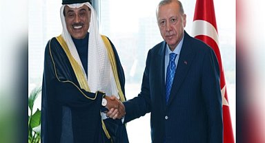 Cumhurbaşkanı Erdoğan’ın, Kuveyt Veliaht Prensi Şeyh Al Sabah’ı kabul etti