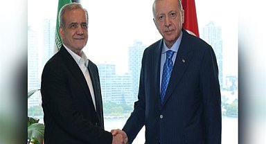 Cumhurbaşkanı Erdoğan, İran Cumhurbaşkanı Pezeşkiyan ile görüştü