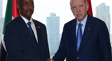 Cumhurbaşkanı Erdoğan, Sudan Egemenlik Konseyi Başkanı el-Burhan ile görüştü