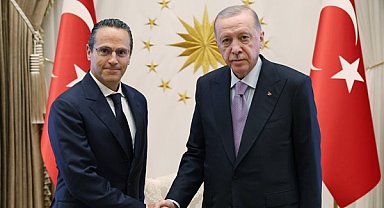 Cumhurbaşkanı Erdoğan, Wael Sawan'ı kabul etti
