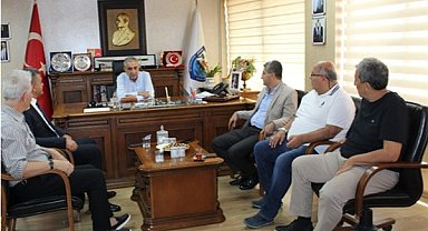 DEVA Partili Ekmen, Mersin Esnaf Sanatkarlar Birliğini ziyaret etti