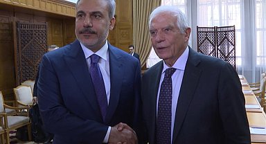Dışişleri Bakanı Fidan, AB Yüksek Temsilcisi Borrell ile görüştü