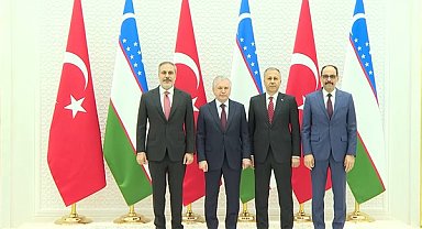 Dışişleri Bakanı Fidan, Özbekistan Cumhurbaşkanı Mirziyoyev ile görüştü