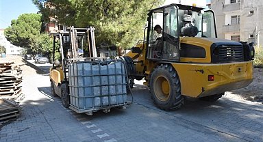 Edremit’te yol çalışmaları devam ediyor