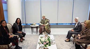 Emine Erdoğan, BM Genel Sekreteri Çocuklara Yönelik Şiddet Temsilcisi M'jid’i ağırladı