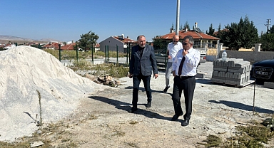 Emirdağ Belediye Başkanı Serkan Koyuncu, Hayırsever Vatandaşların İlçeye Kazandıracağı Park Alanında İncelemelerde Bulundu