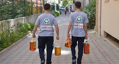 Esenyurt’ta 5 litre atık yağ 1 litre deterjana dönüşüyor
