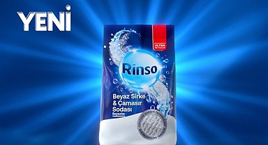 Grileşme karşıtı bembeyaz çözüm: Yeni Rinso Beyaz Sirke ve Çamaşır Sodası Toz Deterjan