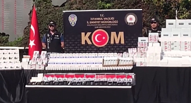 İstanbul’da 150 Milyon TL Değerinde Kaçak Telefon Aksesuarı Ele Geçirildi
