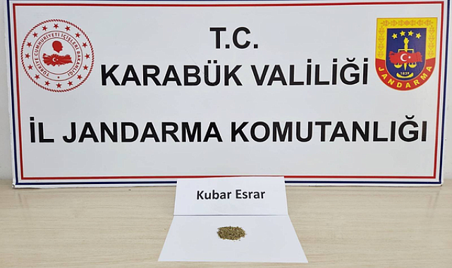 Karabük'te uyuşturucu operasyonu