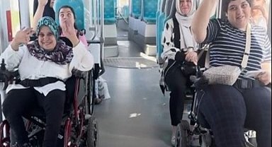Kayseri Büyükşehir Belediyesi, özel vatandaşlara tramvay deneyimi yaşattı