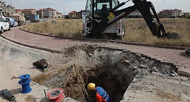 KOSKİ şehirdeki altyapı sistemini yenileme çalışmalarına devam ediyor