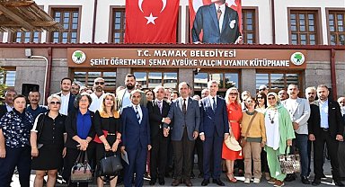 Mamak Belediyesi Uyanık Kütüphaneye Aybüke Yalçın ismini verdi