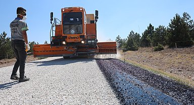 Mollaoğlu - Çanakkıran yolunda çalışmalar tamamlandı