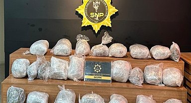 Şanlıurfa'da 23 kilo uyuşturucu ele geçirildi