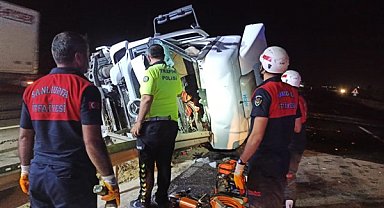 Şanlıurfa'da akaryakıt tankeri devrildi: 1 ölü
