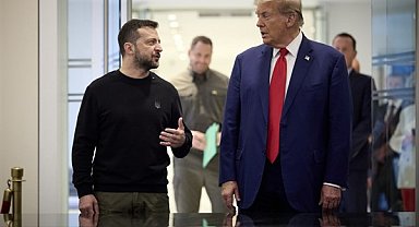 Ukrayna Devlet Başkanı Zelenski, Cumhuriyetçi Başkan Adayı Trump ile görüştü