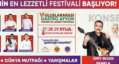 UNESCO’nun tescilli gastronomi mirasıyla dikkat çeken Afyonkarahisar’da GASTROAFYON festivali başlıyor
