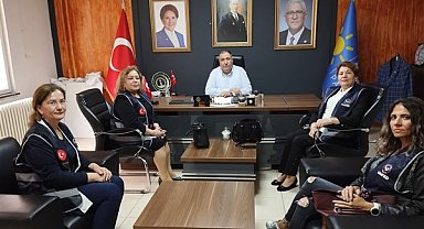 Uyuşturucu ile Mücadele Federasyonu'ndan İYİ Parti'ye ziyaret