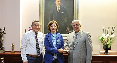 Van-Es ve ESVAK Başkanları, Başkan Ünlüce'yi ziyaret etti