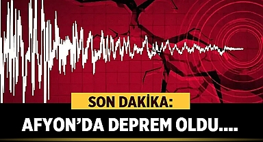 Afyonkarahisar'da yine deprem oldu