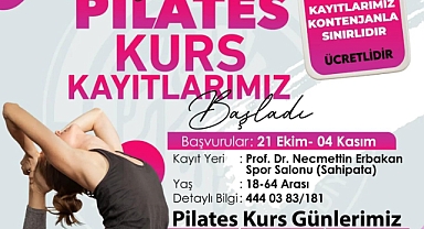Afyonkarahisar Belediyesi Pilates Kursu Kayıtları Başladı