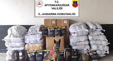 Afyonkarahisar’da 848 Kilogram Kaçak Tütün Ele Geçirildi