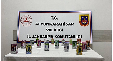 Afyonkarahisar'da kaçak elektronik Sigara Operasyonu