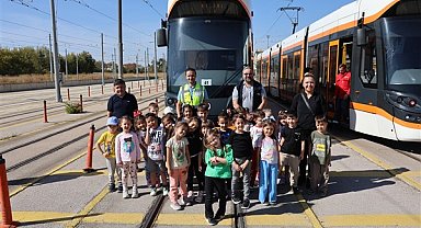 Anaokulu öğrencileri ESTRAM’ın misafiri oldu