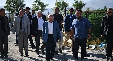 Başkan Büyükkılıç’tan Millet Bahçesi İl Halk Kütüphanesi inşaatında inceleme