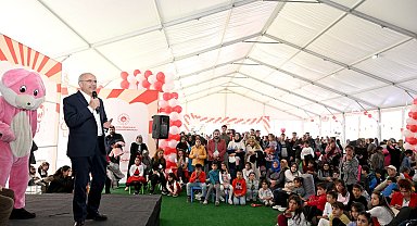 Başkan Er: Çocuklarımız ne kadar neşeli ve mutlu olursa biz de o kadar mutluyuz