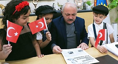 Başkan Esen, Dr. Refik Saydam İlkokulu öğrencilerini ağırladı