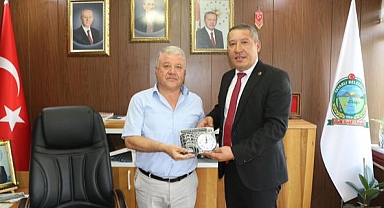 Başkan Topçu, Tatarlı Belediye Başkanı Kayer’i Ziyaret Etti