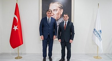 Başkan Tugay, Kuzey Makedonya Başkonsolosu Fazlioski’yi ağırladı