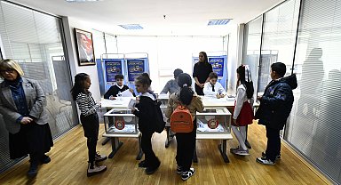 Başkentli çocuklar sandık başında