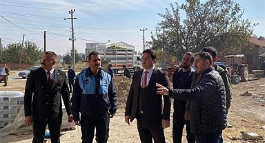 Bolvadin'de halk ekmek fırını yapımında sona yaklaşıldı