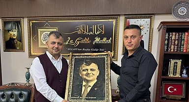 Çay Karacaören Belde Başkanı İşler’den Emirdağ Belediye Başkanı Koyuncu’ya Ziyaret