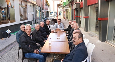 CHP Afyonkarahisar İl Başkanı Faruk Duha Erhan’dan Dinar Ziyareti