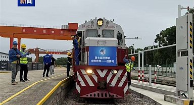 ‘‘CIIE Treni’’ Shanghai’ye ulaştı